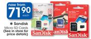 Sandisk Micro SD Cards-Each