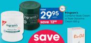 Ingram's Camphor Body Cream Or Triple Glycerine Cream-500g Each