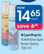 Lentheric Kaleidoscope Body Spray-100ml Each