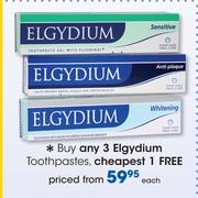 Elgydium Toothpastes-Each