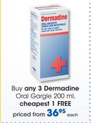 Dermadine Oral Gargle-200ml Each