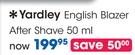 Yardley English Blazer After Shave-50ml Each