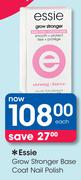 Essie Grow Stronger Base Coat Nail Polish-Each