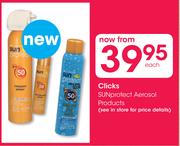 Clicks Sun Protect Aerosol Products-Each