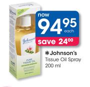 Johnson's Tissue Oil Spray-200ml Each