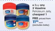 Vaseline Petroleum Jelly(Excludes Baby)-Each