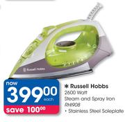Russell Hobbs 2600 Watt Steam and Spray Iron RHI908