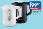 Kambrook 1.7Ltr Cordless Kettle Each