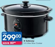 Safeway 3.5 Litres Slow Cooker-Each
