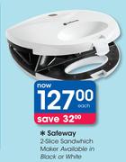 Safeway 2-Slice Sandwich Maker-Each