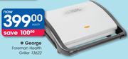 George Foreman Health Griller 13622