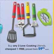 Love Cooking Utensils-Each