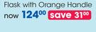 Clicks Flask With Orange Handle