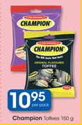 Champion Toffees-150g-Per Pack