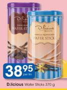 D.licious Wafer Sticks-370g Per Tin
