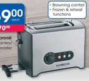 Kambrook 2-Slice Stainless Steel Toaster