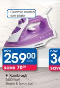 Kambrook 2600 Watt Steam & Spray Iron