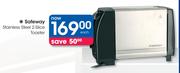 Safeway Stainless Steel 2-Slice Toaster-Each