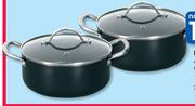 Love Cooking 18cm Aluminium & Stainless Steel Casserole Pot-Each