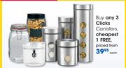 Clicks Canisters-Each