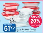 On All Arcuisine Products-Each