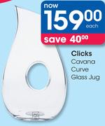 Clicks Cavana Curve Glass Jug-Each