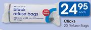 Clicks 20 Refuse Bags-Each