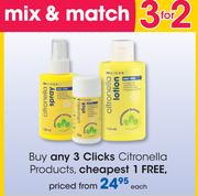 Clicks Citronella Products-Each