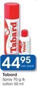 Tabard Spray 70g & Lotion 50ml-per Pack