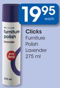 Clicks Furniture Polish Lavender-275ml