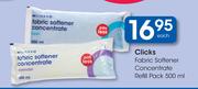 Clicks Fabric Softener Concentrate Refill pack-500ml Each