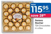 Ferrero Rocher T24 Chocolates In A Box-Per Pack