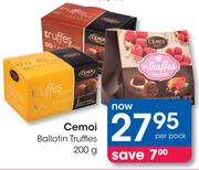 Cemoi Ballotin Truffles-200g Per Pack
