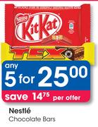 Nestle Chocolate Bars-For Any 5