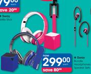 Sway Bundle Headphones Speaker Sets-Each