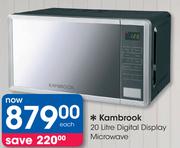 Kambrook 20Ltr Digital Display Microwave