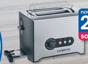 Kambrook 2 Slice Stainless Steel Toaster