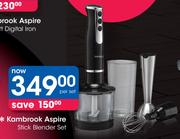 Kambrook Aspire Stick Blender Set-Per Set