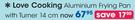 Love Cooking Aluminium Frying Pan With Turner 14Cm-Each
