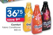 Comfort Fabric Conditioner-800ml Each