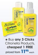 Clicks Citronella Products-Each