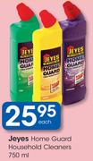 Jeyes Home Guard Household Cleaners-750ml Each