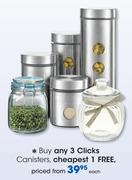 Clicks Canisters-Each