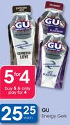 Gu Energy Gels-Each
