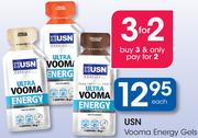 USN Vooma Energy Gels-Each