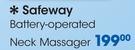 Safeway Battery-Operated Neck Massager