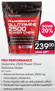 Pro Performance Glutamine 2500 Power Chew Delicious Grape 60 Chews-Each