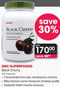 GNC Superfoods Black Cherry-120 Capsules Per Pack