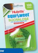 Huletts Equisweet Sucralose Sachet 100 Pack-Each