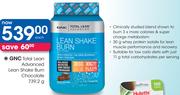 GNC Total Lean Advanced Lean Shake Burn Chocolate-7392g